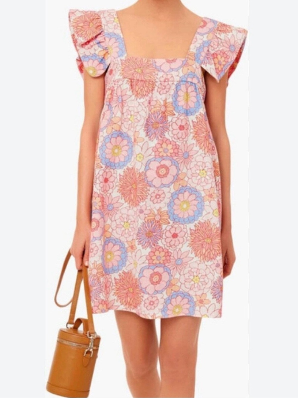 New-Tuckernuck X Cameran Eubanks Wimberly Folly Floral Hazel Linen Mini Dress-L